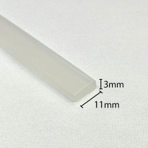 11mm x 3mm Silicone - 100m silicone Roll SEG